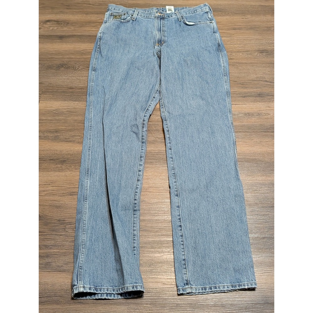 Cinch Mens Relaxed Straight Leg Jeans Light Wash Blue 36x38 MB90530001